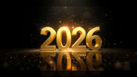 2026 luxury celebration design with soft frozen glow edges and minimal noise overlay.