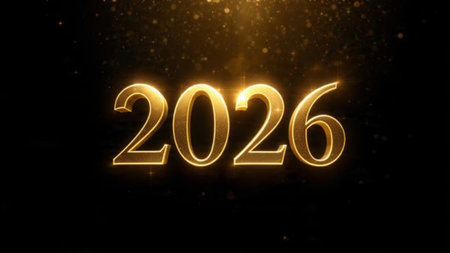 Premium 2026 canvas with pearl frost glow edges and calm festive winter mood.