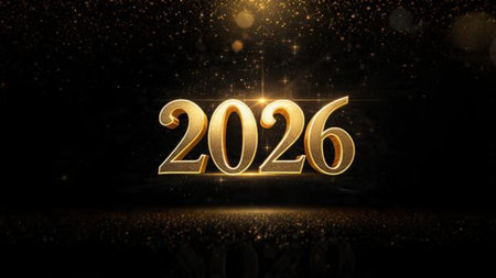 2026 luxury celebration design with soft frozen glow edges and minimal noise overlay.