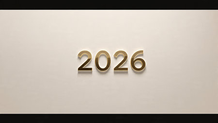 Premium 2026 celebration template with silky cool gradients and crisp white space.
