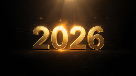 Elegant 2026 luxury backdrop with silver frost diffusion and minimal sparkle noise.