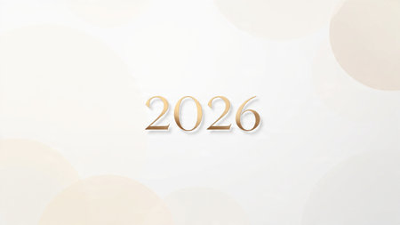 Premium 2026 holiday template with cool glacial light spread and subtle festive shimmer.