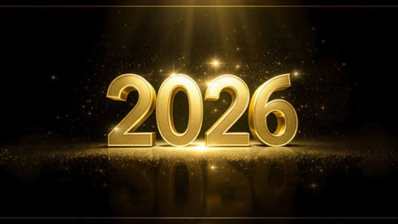 2026 luxury winter canvas with soft silver glow gradient and crisp festive mood.