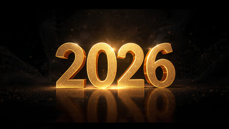 2026 luxury greeting canvas with frozen glow edges and refined white copy space.
