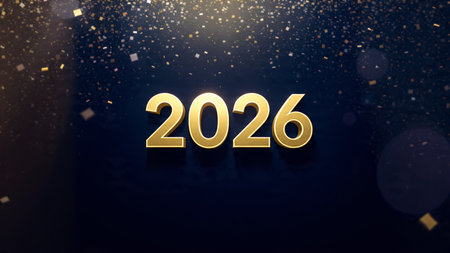 2026 luxury canvas with silver glow diffusion and subtle winter shimmer noise.
