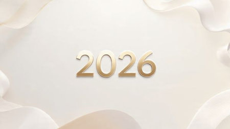 2026 winter luxury background with pearl-silver shimmer and crisp lighting.