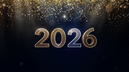 Luxury 2026 winter canvas with silver frost glow and clean minimal design space.
