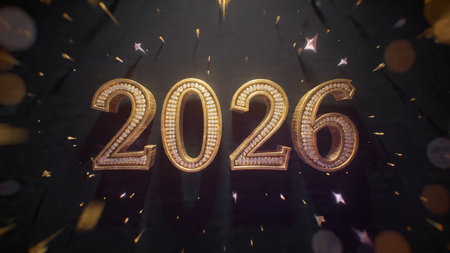 Luxury 2026 greeting canvas with pearl frost bloom and minimal noise overlay.