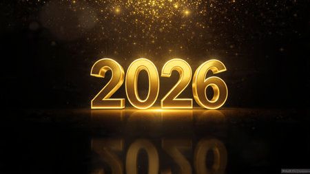 2026 luxury backdrop with soft silver glow haze and calm winter celebration mood.