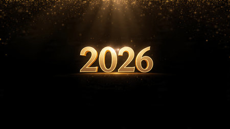 2026 luxury celebration design with silky cool gradients and minimal shimmer noise.