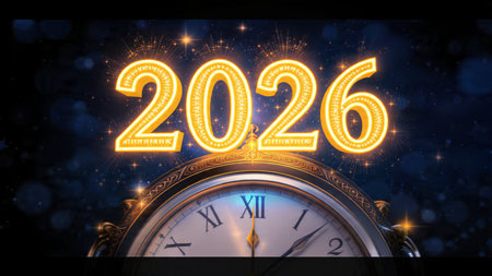 2026 luxury holiday background with calm cool illumination and refined white space.