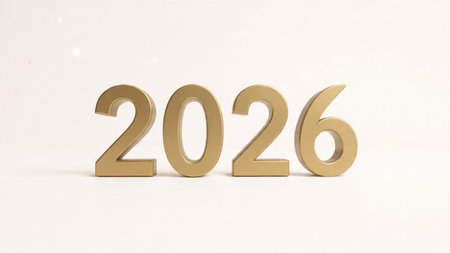 Premium 2026 celebration template with silky cool gradients and crisp white space.