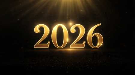 2026 luxury greeting canvas with frozen glow edges and refined white copy space.