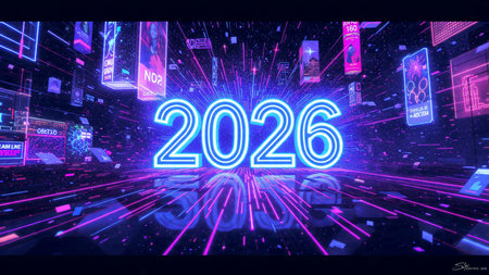 Luxury 2026 premium canvas with diamond frost spark overlay and clean composition.