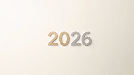 2026 luxury celebration background with ice-glass glow edges and clean copy space.
