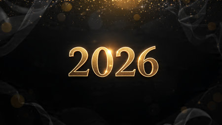 Premium 2026 winter canvas with pearl frost spark corners and minimal festive charm.
