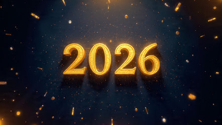 Elegant 2026 luxury background with pearl frost spark trails and clean composition.