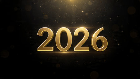 Luxury 2026 holiday backdrop with diamond frost sparkle field and clean design.