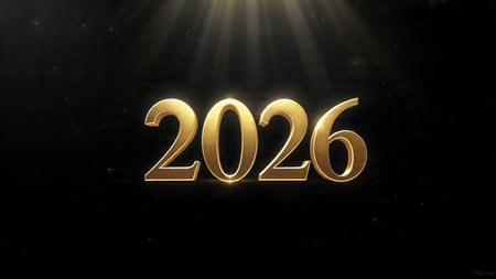 2026 luxury winter canvas with soft silver glow gradient and crisp festive mood.