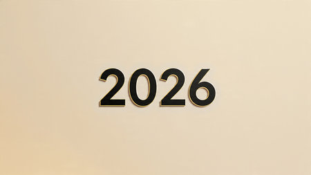 Premium 2026 greeting background with diamond frost spark overlay and cool elegance.