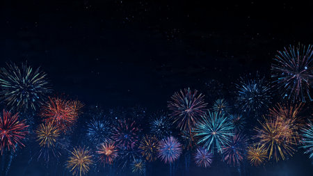 Gentle minimalist New Year background with soft lighting.
