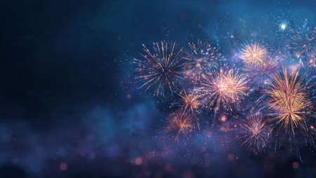 Simple yet elegant New Year background with premium feel.