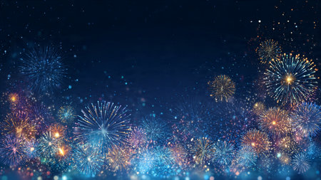 Clean minimalist corporate New Year greeting background.