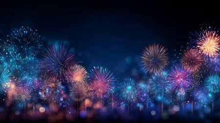 Executive-level celebration background with premium feel.