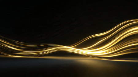 Minimal yet luxurious gold New Year background.
