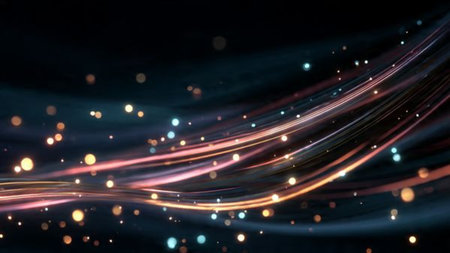 Fireworks background ideal for New Year greetings.