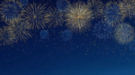 Executive-level celebration background with premium feel.