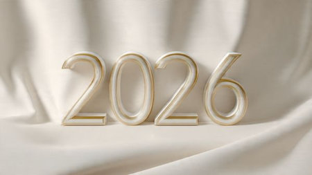 Ultra-realistic New Year background featuring layered fireworks with cinematic lighting and depth of...