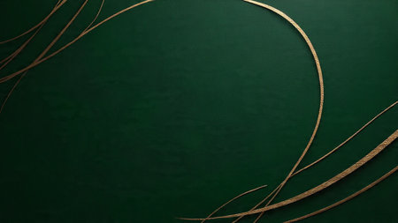 Luxury abstract New Year background with soft gold dust particles and dark gradients.