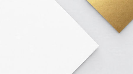Clean luxury New Year design with spacious copy area.
