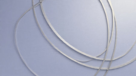 Stylish New Year backdrop with smooth gradients and floating particles.
