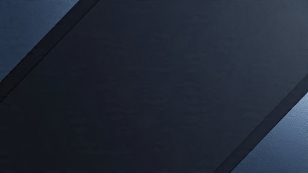 Elegant New Year backdrop in deep black tones with golden highlights, subtle light flares, and refined sparkles for a high-end festive design.の写真素材