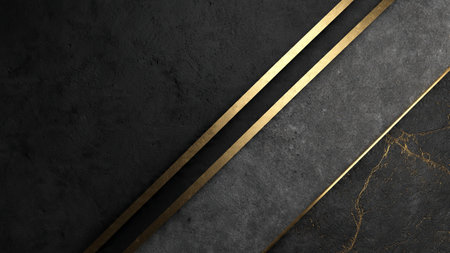 Elegant navy blue backdrop with glowing silver particles and modern premium style.の写真素材