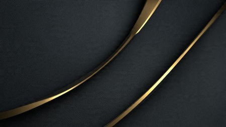 Modern abstract festive scene with controlled light flow and luxury mood.の写真素材