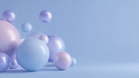 Elegant celebration design with subtle sparkle distribution and depth.