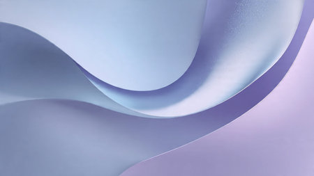 Contemporary New Year event backdrop with smooth light swirls and premium aesthetics.の写真素材