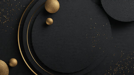 High-end celebration background with elegant dark tones.の写真素材