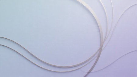 Luxury winter celebration scene with calm illumination.の写真素材