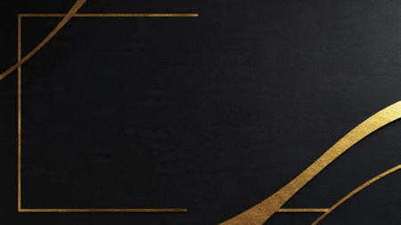 Modern luxury New Year background with atmospheric lighting.の写真素材