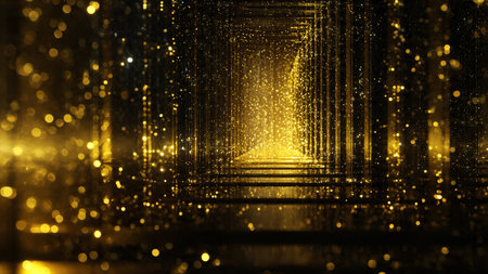 Black and gold modern abstract for corporate branding.の写真素材