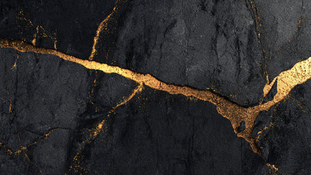 Premium high-end aesthetic with metallic golden glow.の写真素材