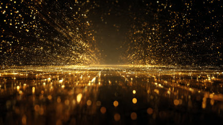 Modern black and gold theme with ultra sharp detailing.の写真素材