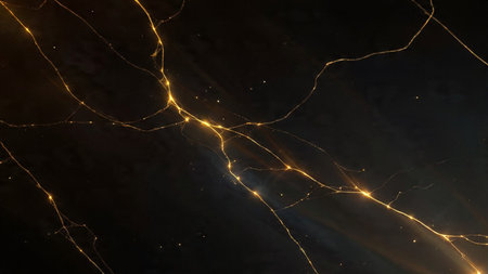 Elegant cinematic wallpaper with radiant gold shine.