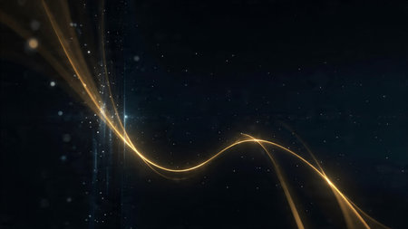 Premium polished gold surface on black backdrop.
