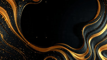 Elegant premium texture featuring luminous gold dust.