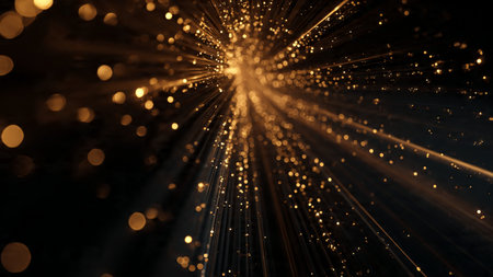 High-end luxury branding background with metallic reflections.